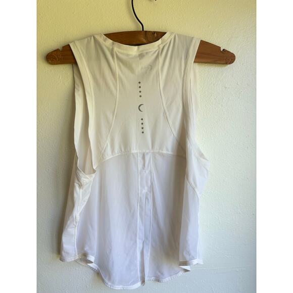 Zyia Active Womens Split Back Mesh Tank Top Scoop Neck Lightweight White Size XS - Picture 2 of 4